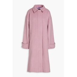 Diana wool-blend felt coat