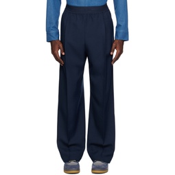 SSENSE Exclusive Navy Trousers 241137M191001