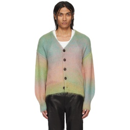 Multicolor Altered State Cardigan 241068M200001