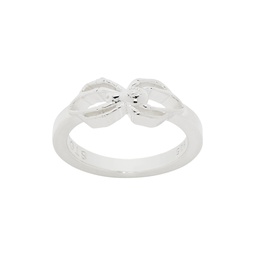 Silver Micro Spider Ring 241068M147000