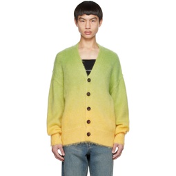 Green Altered State Cardigan 232068M200005