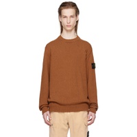 Brown Patch Sweater 241828M201011
