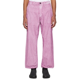Purple Marina Trousers 231828M191013