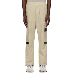Taupe Loose Fit Cargo Pants 241828M188020