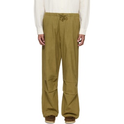 Green Paco Trousers 241480M191001