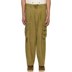 Green Forager Cargo Pants 241480M188002