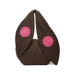 Brown Ball Knotted Bag 232549F048001