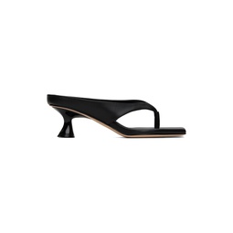Black Angela 50mm Heeled Sandals 241997F125005