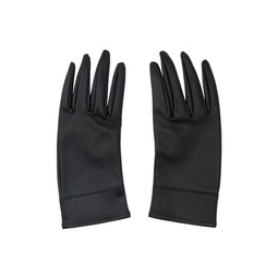 Black Short Gloves 232803F012001