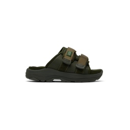 Khaki MOTO Run Sandals 231773F124017
