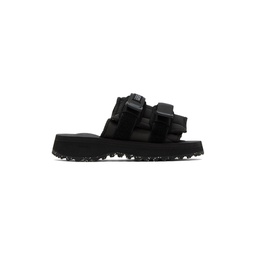Black MOTO Puffab Sandals 232773M234010