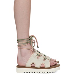 Off White   Brown RAY ab Sandals 231773F124061