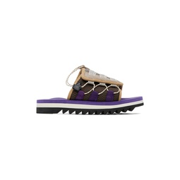 Brown   Purple DAO 2ab Sandals 231773M234042