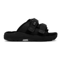 Black MOTO-Run Sandals 231773F124016