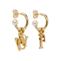 Gold Sunnei Earrings 222736F022013
