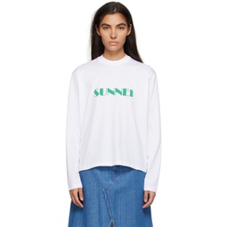 Off-White Printed Long Sleeve T-Shirt 231736F110012