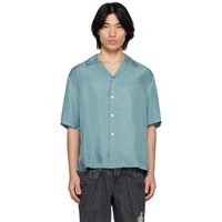 Blue Buttoned Shirt 231736M192014