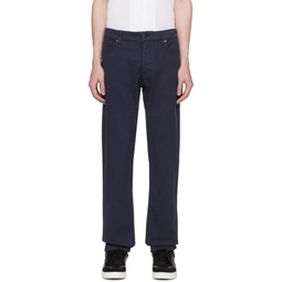 Navy Five Pocket Trousers 222128M191002