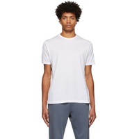 White Classic Cotton T Shirt 221128M213010