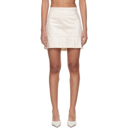 SSENSE Exclusive Off-White Capucine Miniskirt 241069F093000