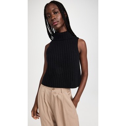 Saige Cropped Cashmere Sweater