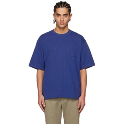 Blue Pocket T-Shirt 231445M213018
