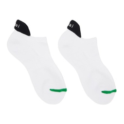 White Footies Socks 241445F076003