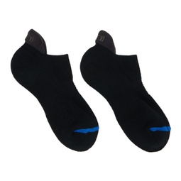 Black Footies Socks 241445F076002