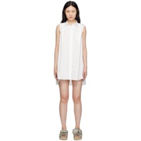 Off-White Buttoned Minidress 241445F052018