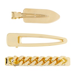 Gold Hair Clip Set 241445F018001