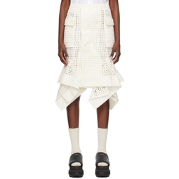 Off-White Handkerchief Midi Skirt 241445F092012