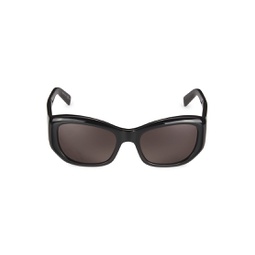 Feminine Fashion Icons 55MM Cat Eye Sunglasses
