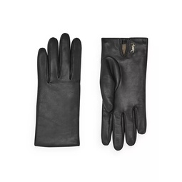 Cassandre Short Gloves In Lambskin And Cashmere