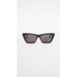 Narrow Cat Eye Sunglasses