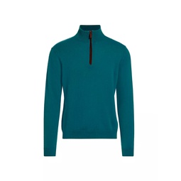 COLLECTION Cashmere Quarter-Zip Sweater