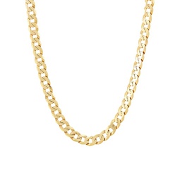 Basic Gold-Plated Sterling Silver Curb Chain Necklace/22