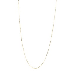 14K Yellow Gold Ball Chain Necklace/18