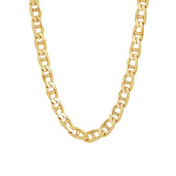 Basic 18K Goldplated Sterling Silver Mariner Chain Necklace/22 x 7.6mm
