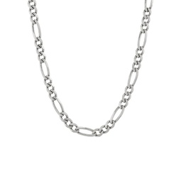 Basic Sterling Silver Figaro Chain Necklace