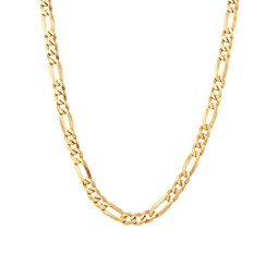 Basic 18K Goldplated Sterling Silver Figaro Chain Necklace/22