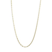 14K Yellow Gold Valentino Link Chain Necklace