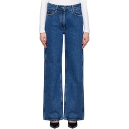 Blue Salma Jeans 241231F069000