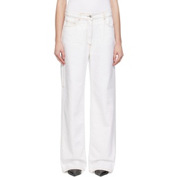 White Salma Jeans 241231F069005