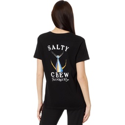 Womens Salty Crew Tailed Boyfriend Short Sleeve Tee