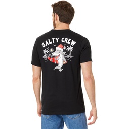 Salty Crew Santa Shark Short Sleeve Tee