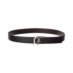 reversible & adjustable leather belt