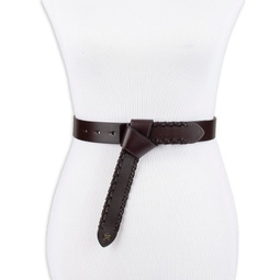 Womens Pre-Knotted Faux Wrap Belt