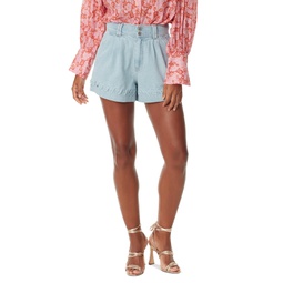 Womens Elena High-Rise Relaxed Shorts