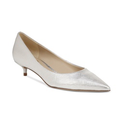 Womens Franci Slip-On Pointed-Toe Pumps
