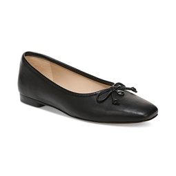 Womens Meadow Square-Toe Bow Ballet Flats